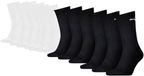 PUMA Chaussettes Crew Sport Senior (12-Pack) Noir/Blanc Taille 47-49