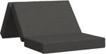 vidaXL Sofa pliable 80 x 67 x 45 cm Gris foncé