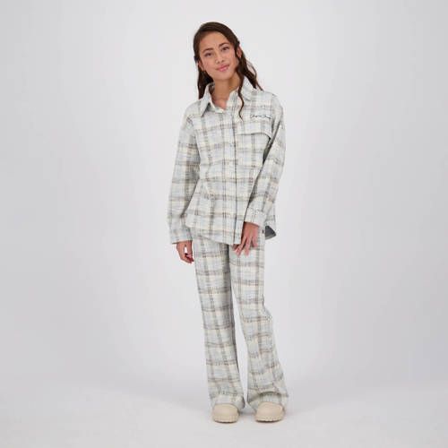 Vingino Lovia - Geruite blouse - beige/lichtblauw/zwart