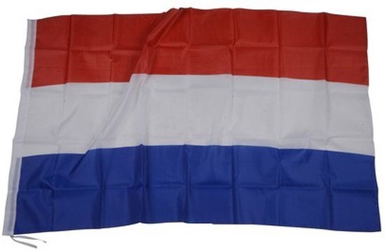 Nederland Vlag 90 X 150 Cm Rood/wit/blauw