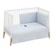 Cambrass Lit de bébé Coton Gris 70x140x3 cm (2 pièces)