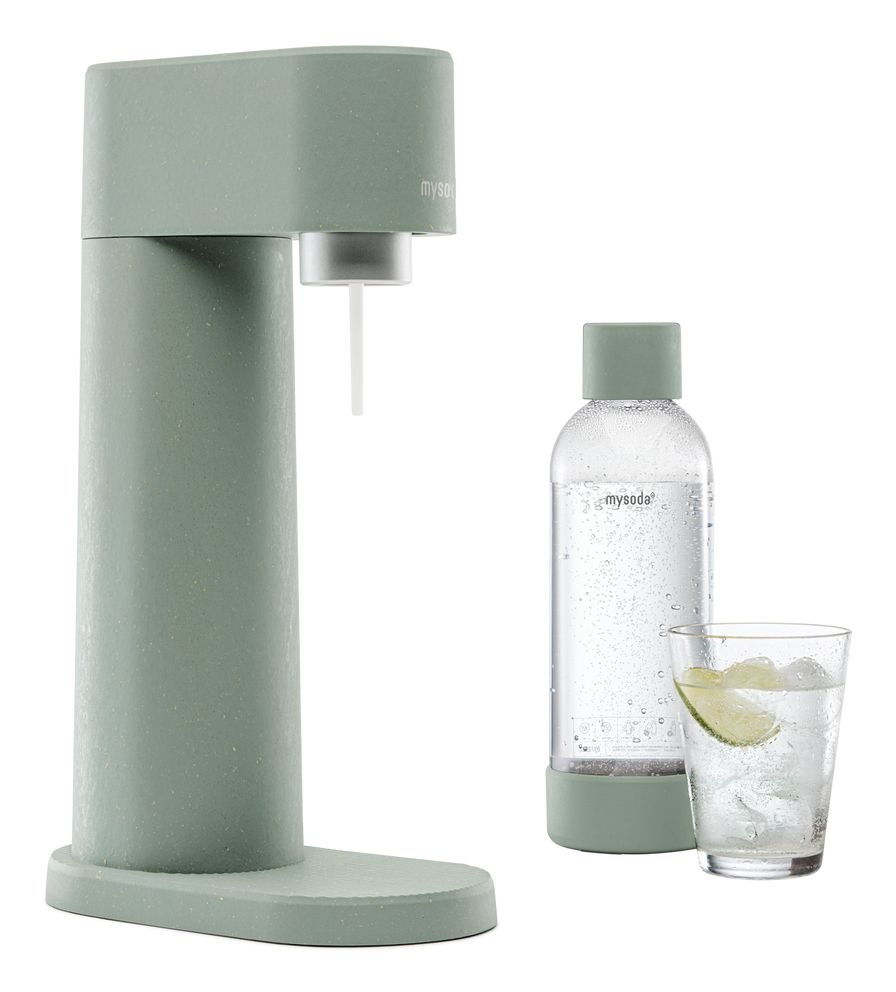 Mysoda Woody Pigeon - Groen - Bruiswatertoestel - Eikenhout - Incl. CO2 Cilinder & Fles