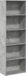 vidaXL Bibliothèque 60x30x189 cm bois d'ingénierie gris béton