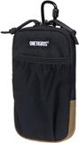 OneTigris MOLLE Pochette pour téléphone – Ceinture tactique pour téléphone portable avec fermeture éclair YKK bidirectionnelle, pour téléphones portables, noir