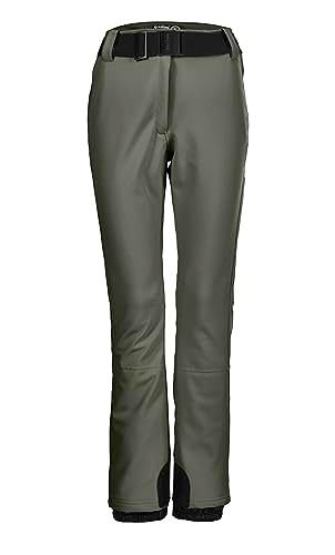Killtec KSW 221 WMN SKI SFTSHLL PNTS - Softshell Skibroek Dames - Olijfgroen - Maat 38