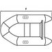 Talamex Housse de bateau Argenté-gris type: Boat cover L