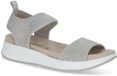 Caprice Dames Sandaal 9-28710-44 Lt Grey Knit G-breedte Maat: 37 EU