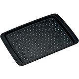 Kesper 77221 dienblad antislip in zwart, kunststof, 35 x 26 x 2 cm