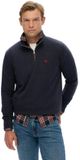 Superdry Preppy Half Rits Trui Blauw XL Man