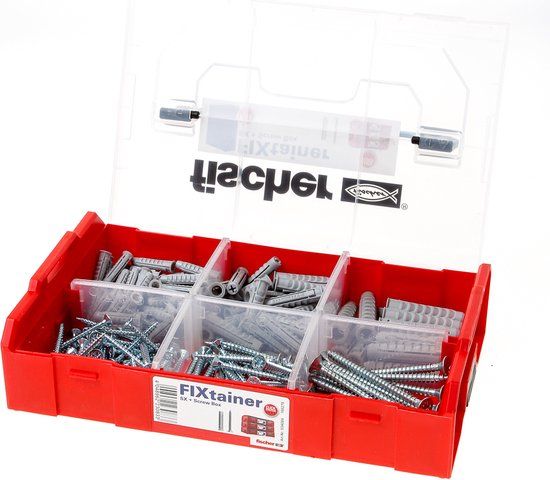 Fischer Fixtainer SX pluggen- en schroevenset - 210-delig