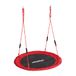 Relaxdays Rode nestschommel, verstelbaar, gevoerde handgrepen, max. 100 kg, buitendiameter 120 cm, 175 x 120 x 120 cm