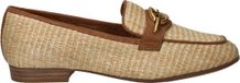 Tamaris - Dames - Loafers - Beige - Suède/Textiel - Maat 37