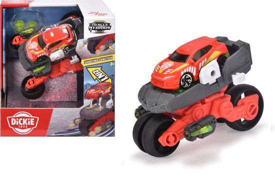 Dickie Toys Rescue Hybrids Drone Bike - Speelgoedvoertuig - Oranje