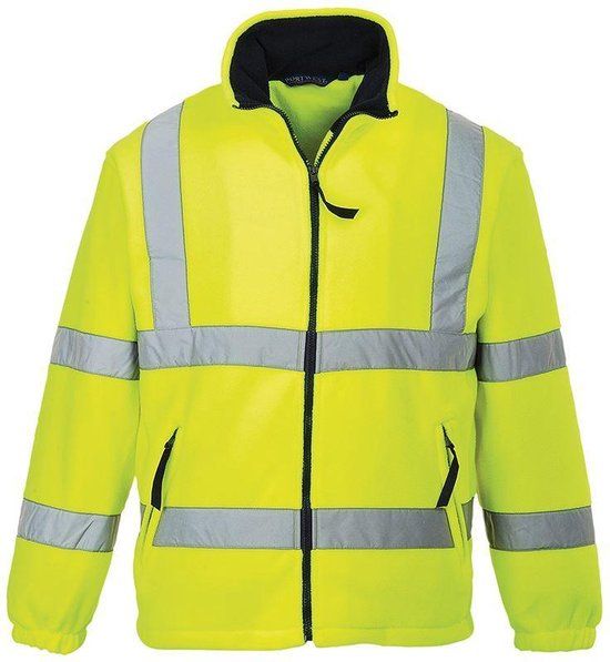 Portwest F300 Hi-Vis Fleecejas - Geel - Maat S