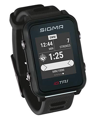 Sigma iD.TRI Basic Triathlon Horloge, Bluetooth, voor Volwassenen, Unisex, Zwart