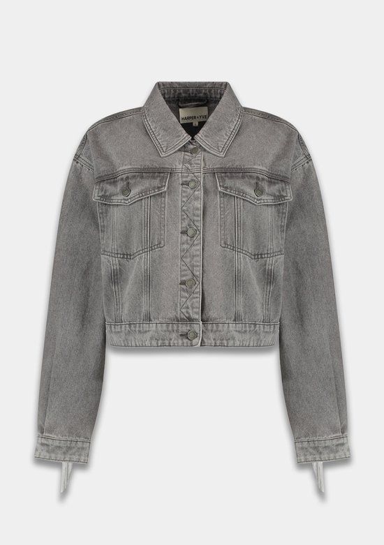 Harper & Yve MILLOW-JA Dames Spijkerjas XL Katoen Polyester Viscose Grey Lente/Zomer 2026