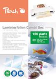 Peach Lamineerfolies 40x A5 & 80x 10x15cm foto - 80 mic - 120 pouches - glanzend - compatibel met lamineermachines van alle merken - PPC500-04