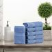 Superior Massieve Egyptische katoenen handdoekenset, 50 x 76 cm, denimblauw, 4-delig
