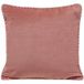 Dalila Housse de coussin en velours lumineux et passementerie rayée