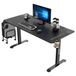 Ultradesk MOMENTUM Bureau de jeu Noir 152 x 70 cm