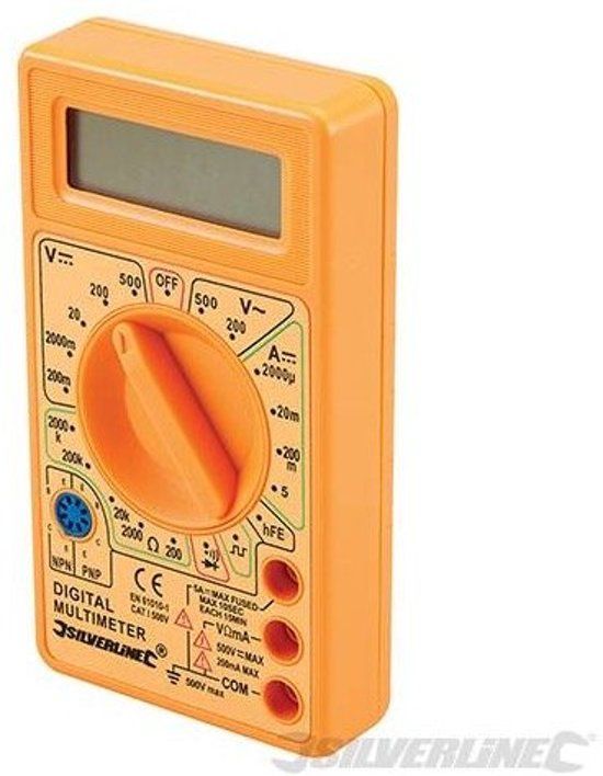 Silverline Digitale multimeter, AC en DC