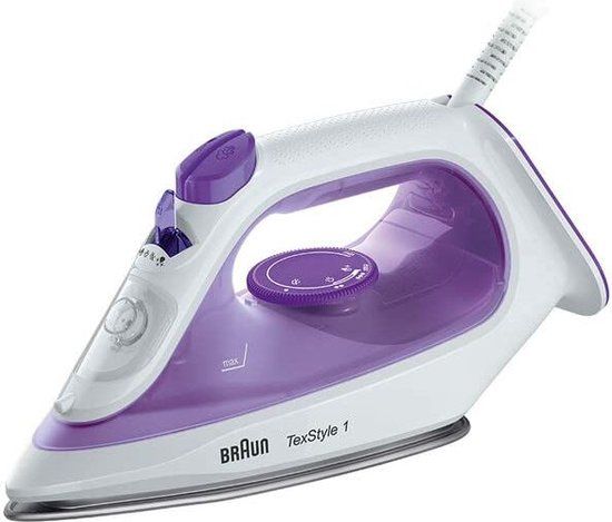 Braun TexStyle 1 Steam Iron SI 1080 VI - Violet - 2000W