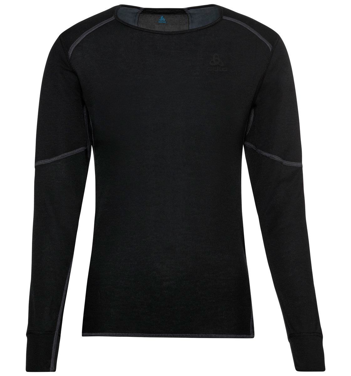 ODLO W BL TOP Crew neck l/s ACTIVE X-WARM ECO Zwart M - Zwart