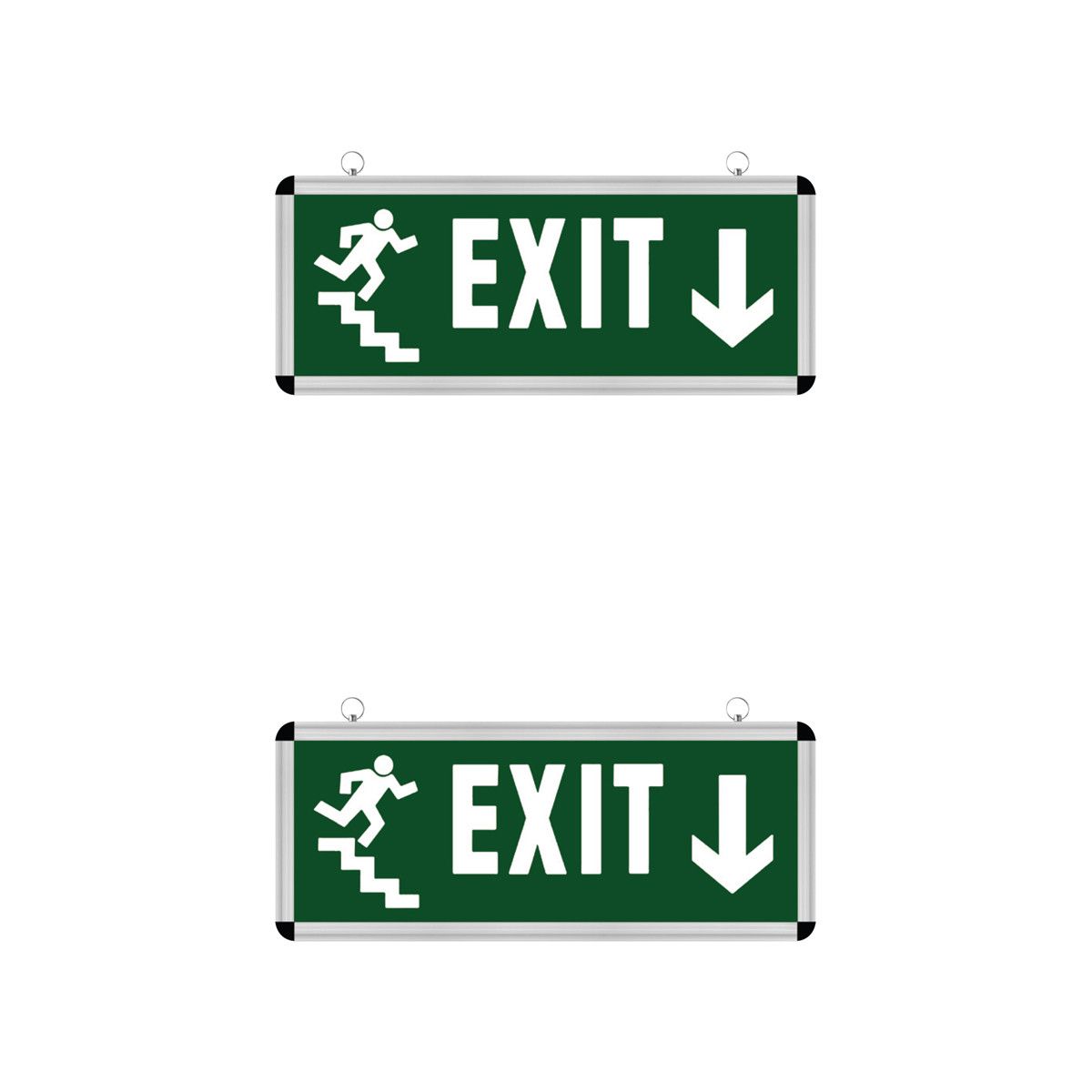 BES LED LED Noodverlichting 2 Pack - Rabonta Omlaag - Hangend - 3W