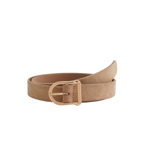 WE Fashion WE STUDIO suède riem beige