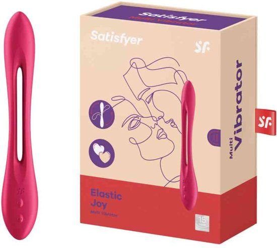 Satisfyer Elastic Joy Multifunctionele Vibrator - Rood