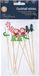 Merkloos / Sans marque Kerst Cocktailprikkers - 10 stuks - 8 cm