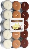 Sans marque Bougies chauffe-plat Vanille Parfum - 90 pièces - 4 cm