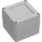 TRU COMPONENTS TC-13865088 Boîtier industriel 90 x 90 x 75 Polycarbonate Gris clair 1 pièce