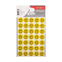 Tanex Smiling Face Holographic Stickers - Small - Yellow (70 Pieces)
