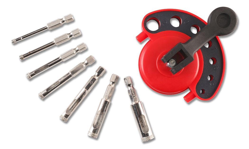 kwb 499900 - Gatenzagen - set - zwart, groen, rood