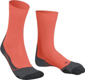 FALKE Dames Wandelsokken TK2 Explore Cool W So lyocell functioneel materiaal anti-blaar dik 1 paar, Orange Coral 8017, 35-36