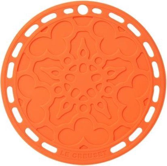 LE CREUSET Siliconen Onderzetter - 20cm - Oranje