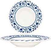 Bonna Pastabord - Lavis Blue - Porselein - 28 cm - Set van 2