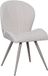 LABEL51 Chaise de salle à manger Sil - Naturel - Tissu Royal - Métal Taupe
