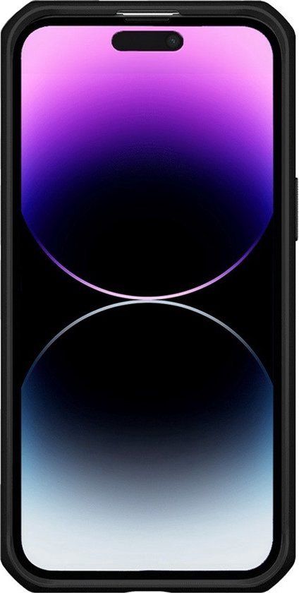 Mobilis 066052 Back Cover Polyester Zwart Apple iPhone 15, iPhone 14