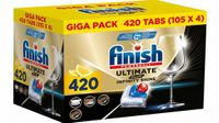 Finish Ultimate Plus Infinity Shine Citroen Vaatwastabletten - 420 stuks