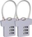 CM Hangslot met code - 2x - cijfer code - gecodeerd slot - lockerslot
