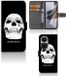 B2Ctelecom Telefoonhoesje met Naam OPPO Reno10 | 10 Pro Skull Eyes