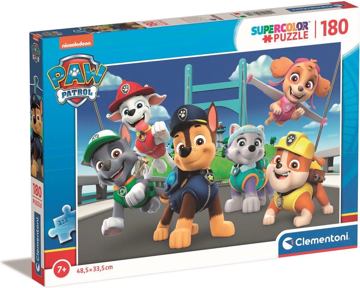 Clementoni - Puzzle Paw Patrol - 180 stukjes - 29780