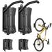 Merkloos Fietswandhouder draaibaar - Garage - Tot 35 kg - Banden tot 90 mm - Antislip diamantgreep - Zwart