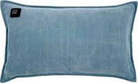 Warmpi Warmtekussen Chenille Blauw – 50x30 cm – Elektrisch Verwarmd Ergonomisch Kussen – Inclusief 10.000 mAh Powerbank – 2 Infrarood Warmtepanelen – 3 Warmtestanden tot +/- 60°C
