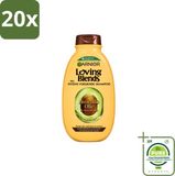 Garnier Loving Blends Shampoo Huile d'avocat & Beurre de karité - 20 x 300 ml