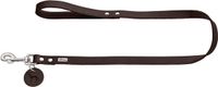 Hunter Looplijn Leder Donkerbruin - Hondenriem - 100x2 cm