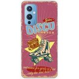 OnePlus Bedrukt siliconen hoesje compatibel met OnePlus 9 Retro disco
