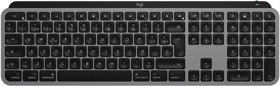 Logitech MX Keys S for Mac Toetsenbord Bluetooth QWERTY Spaans Grijs